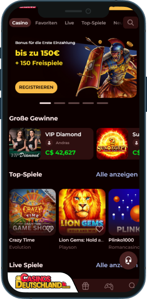 Roman Casino Mobile app