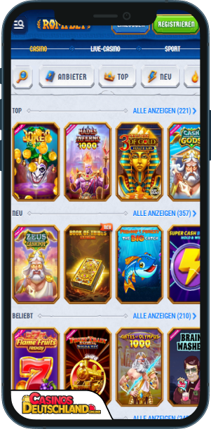 Romibet Casino Mobile app