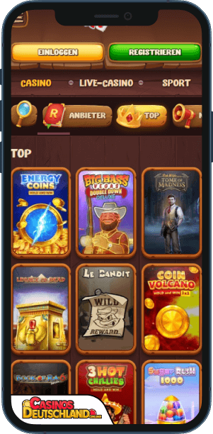 Roostino Casino Mobile app