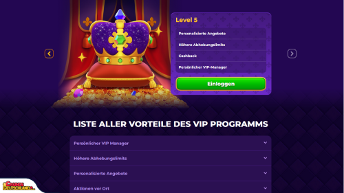 RoyalGame Casino vip program