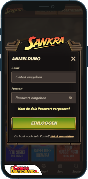 Sankra Casino Anmeldung