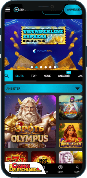 SilverPlay Casino Mobile app