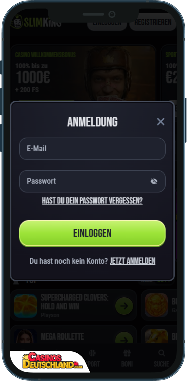 Slim King Casino Anmeldung