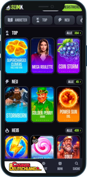 Slim King Casino Mobile app