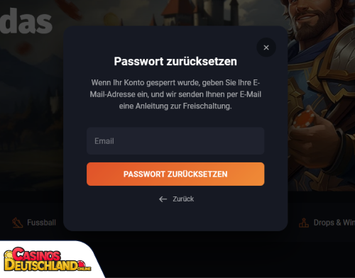 SlotLords Casino Problem beim Einloggen