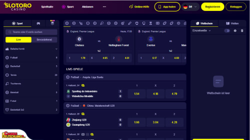 Slotoro Casino Sport