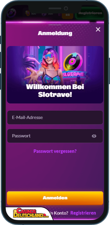 Slotrave Casino Anmeldung