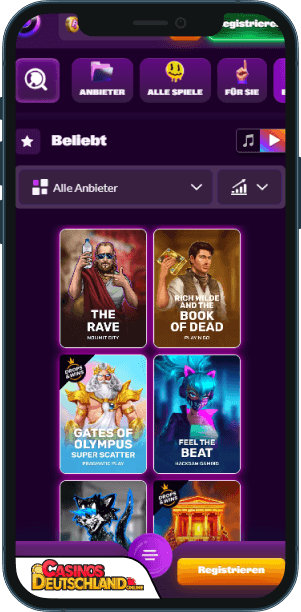 Slotrave Casino Mobile app