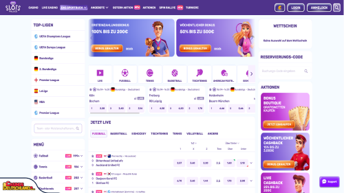 Slots Palace Casino Sport
