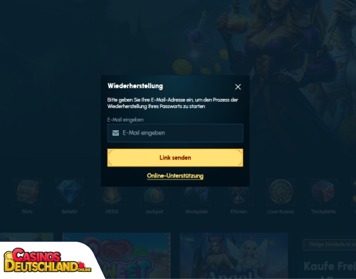 SpellWin Casino Problem beim Einloggen
