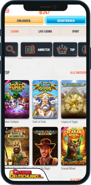 Spin247 Casino Mobile App