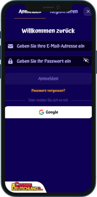 SpinGranny Casino Anmeldung