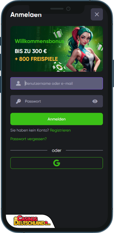 SpinLine Casino Anmeldung
