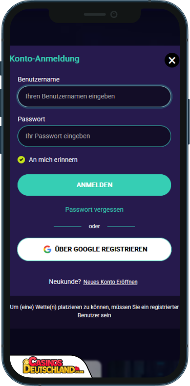 SpinPlatinum Casino Anmeldung