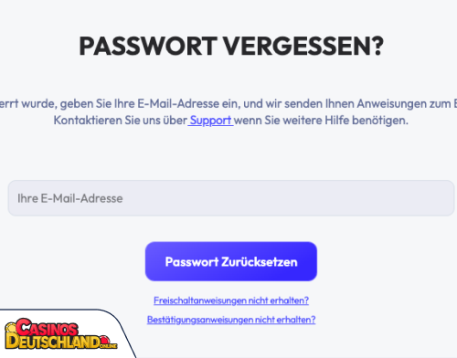 SpinRise Casino Problem beim Einloggen