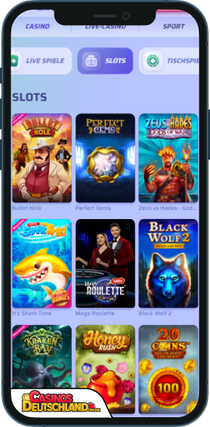 SpinRollz Casino Mobile app