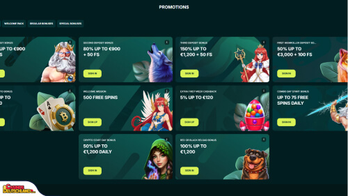 Spinaconda Casino Bonus