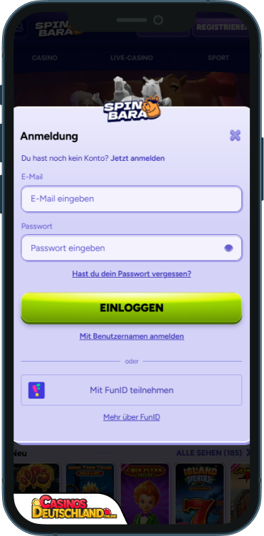 Spinbara Casino Anmeldung