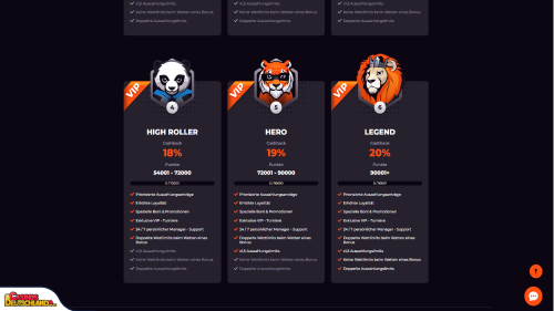 Spinch Casino vip program