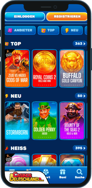 Spinfin Casino Mobile app