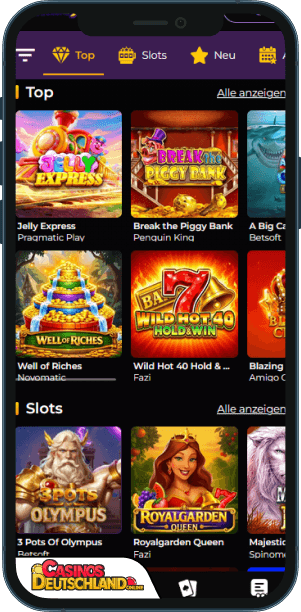 SpiniMax Casino Mobile app