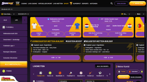SpiniMax Casino Sport
