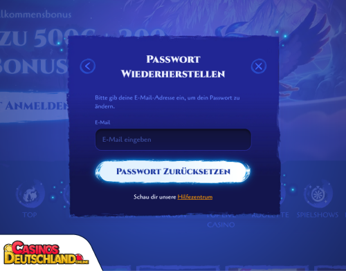 Spinight Casino Problem beim Einloggen