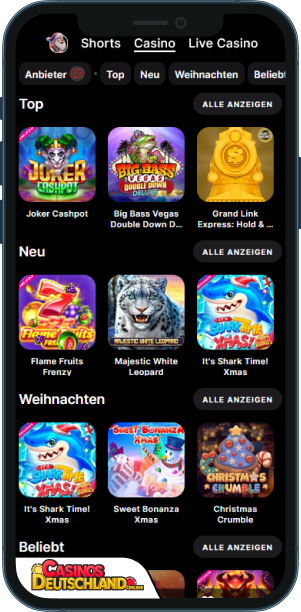 Spinit Casino Mobile app