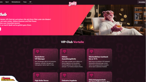 Spinko Casino vip program
