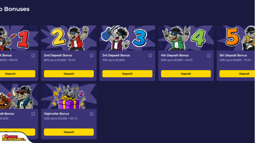 Spinorhino Casino bonus