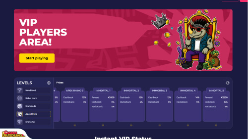 Spinorhino Casino vip program