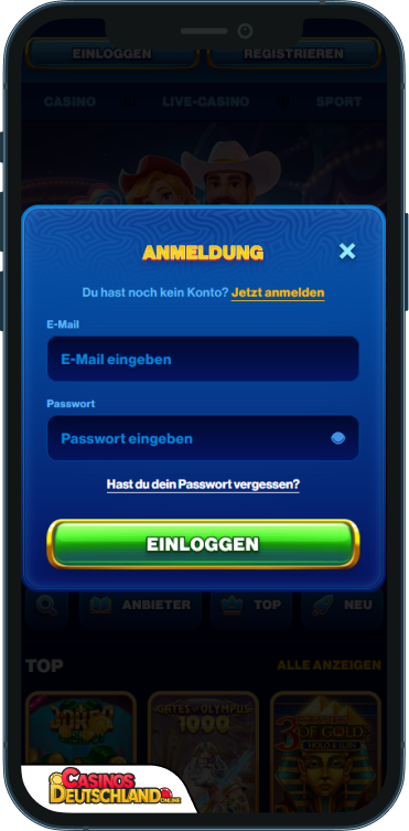 Spins of Glory Casino Anmeldung