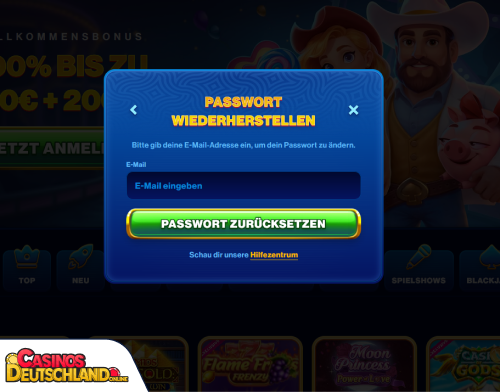 Spins of Glory Casino Problem beim Einloggen