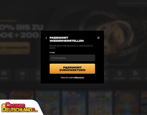 Spinsy Casino Problem beim Einloggen