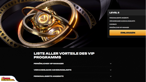 Spinsy Casino vip program