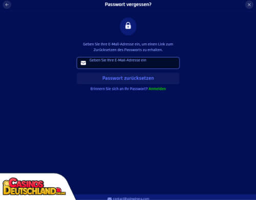 Spinwinera Casino Problem beim Einloggen