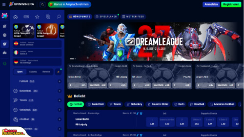 Spinwinera Casino Sport