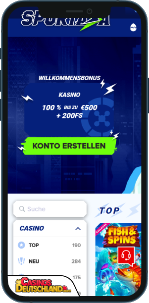 Sportaza Casino Mobile app