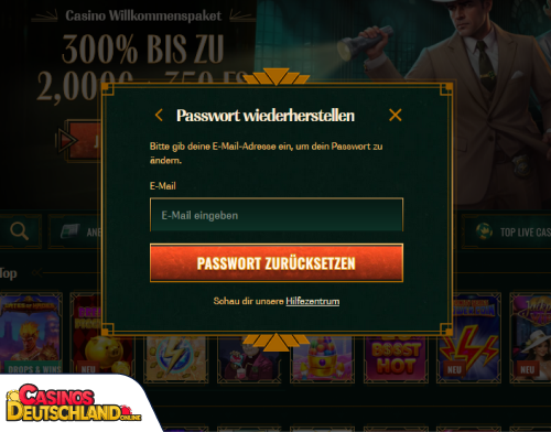 SpyBet Casino Problem beim Einloggen