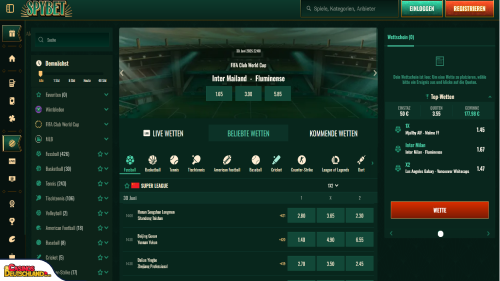 SpyBet Casino Sport