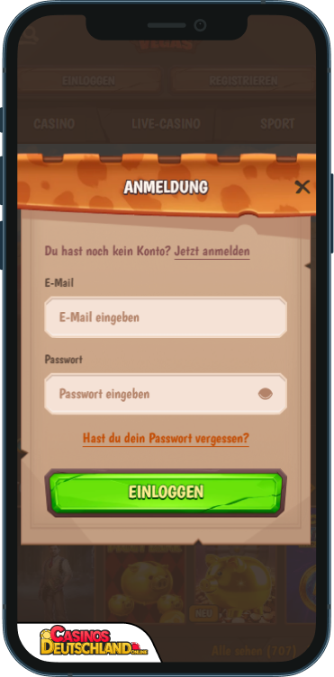 StoneVegas Casino Anmeldung