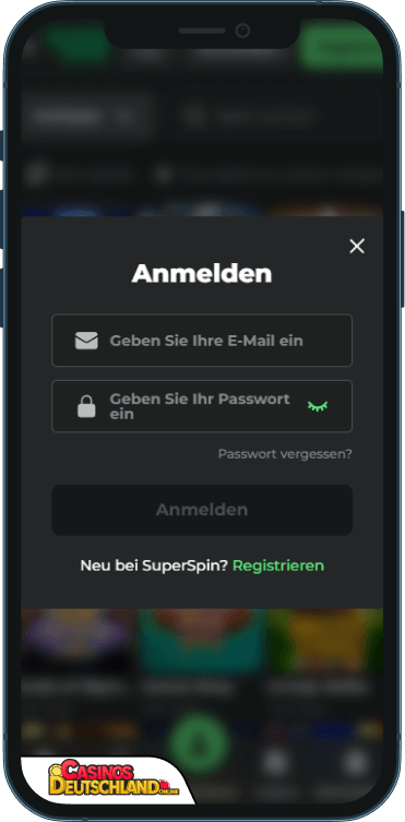 Super Spin Casino Anmeldung
