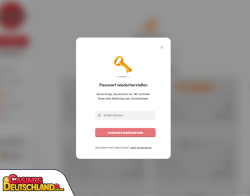 Sushi Casino Problem beim Einloggen