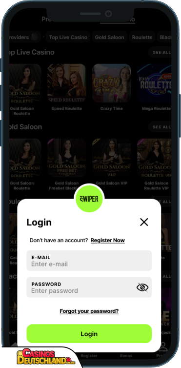 Swiper Casino Anmeldung