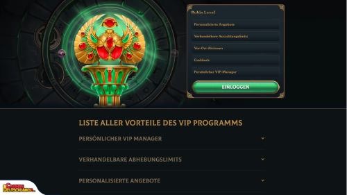 Talismania Casino vip program