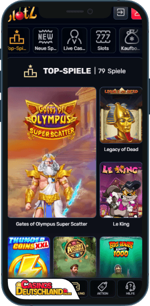TheSlotz Casino Mobile app