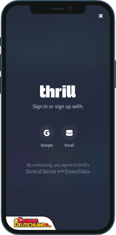 Thrill Casino Anmeldung