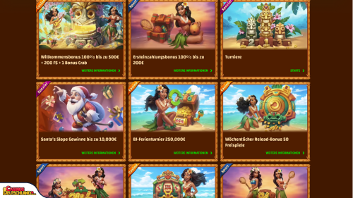 Tiki Casino Bonus