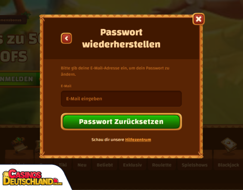 Tiki Casino Problem beim Einloggen