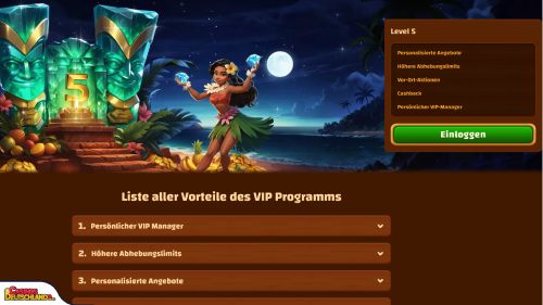 Tiki Casino vip program